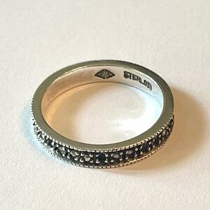 Judith Jack Marcasite Sterling Silver 925 Ring